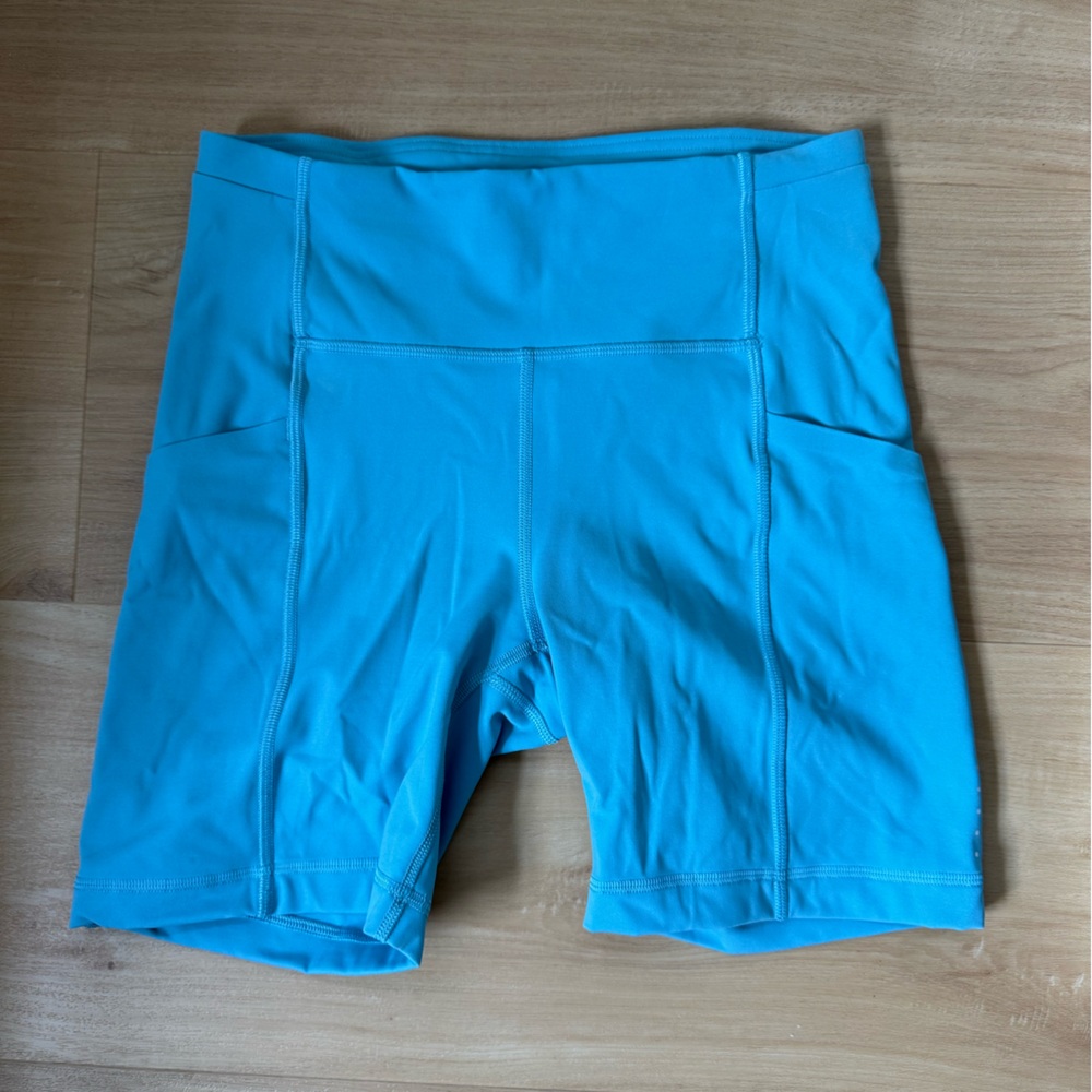 NWOT Lululemon Swift Speed High Rise Shorts 6” in Washed Blue